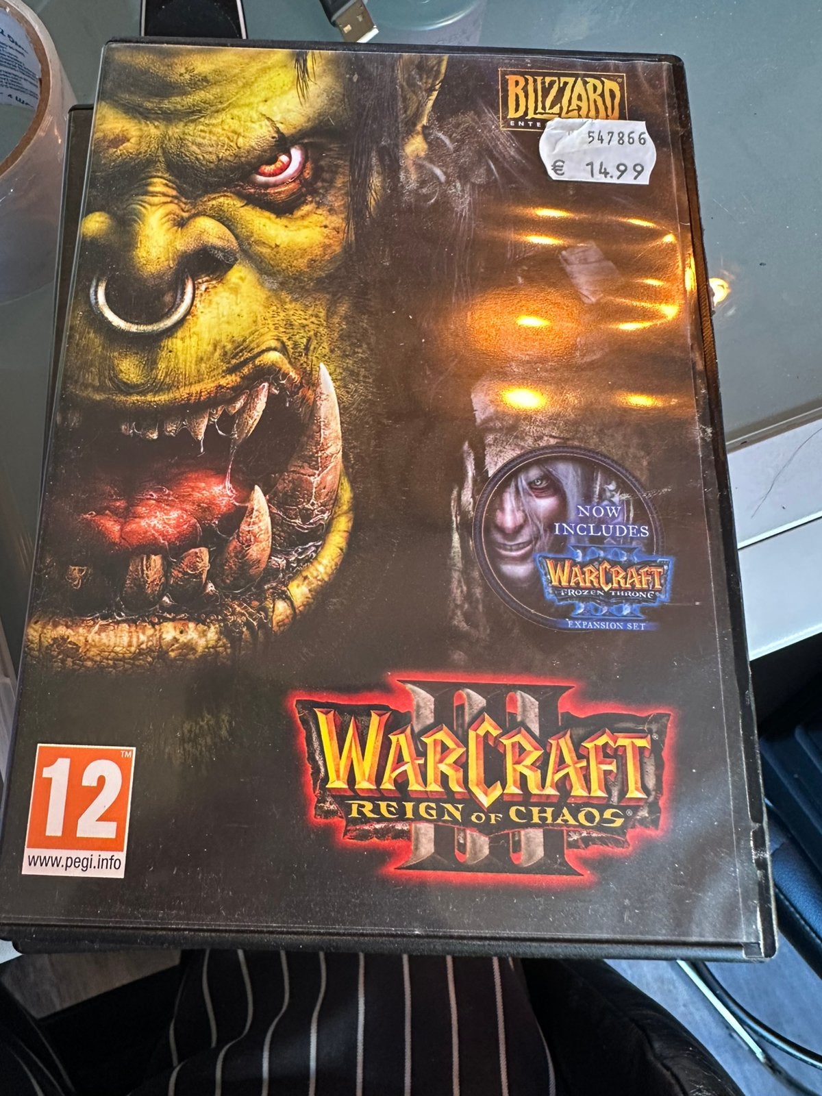 Warcraft 3 reign of chaos, Spelcomputers en Games, 1 speler, Ophalen of Verzenden, Zo goed als nieuw, Strategie en Constructie