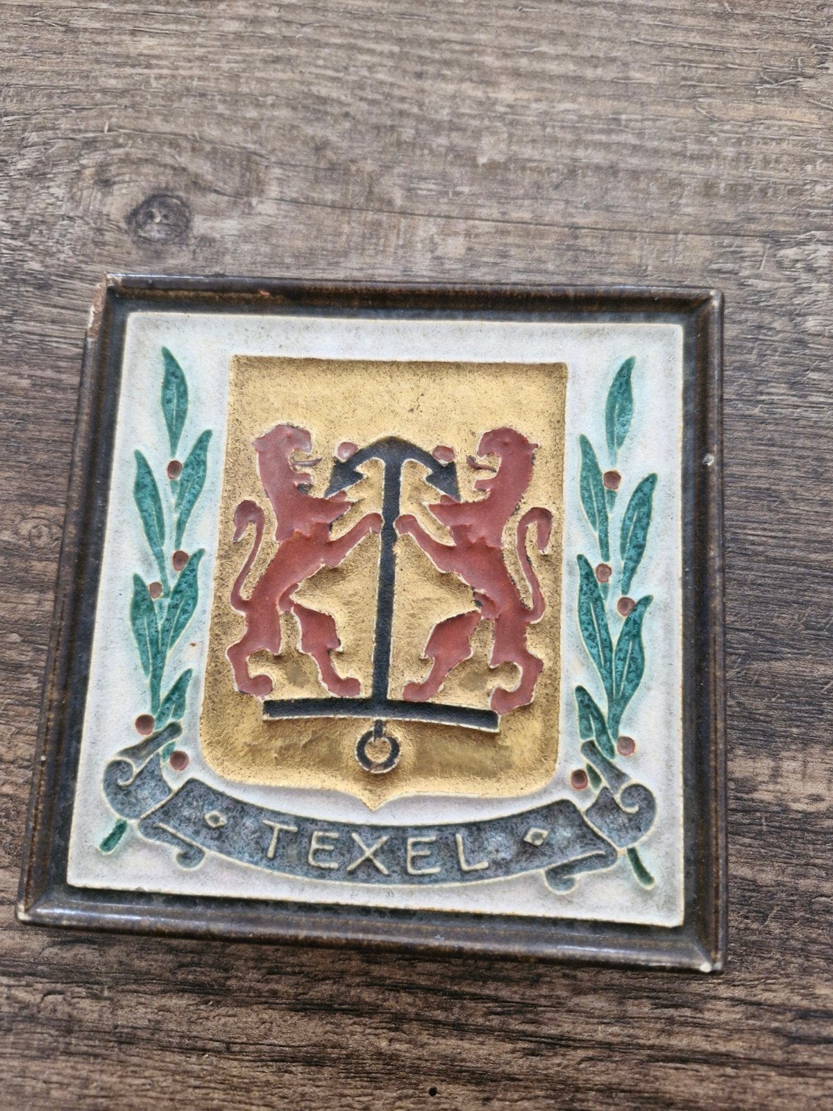 Porceleyne Fles tegeltje TEXEL, Antiek en Kunst, Ophalen of Verzenden