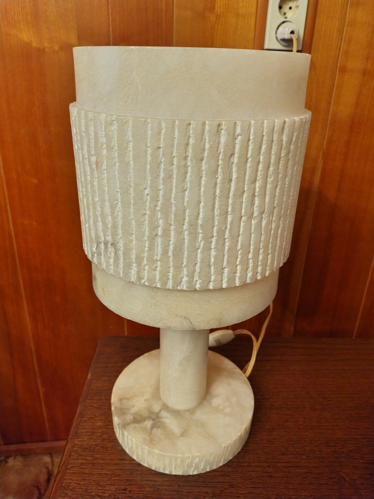Vintage Albasten Tafellamp - Sfeervolle Verlichting, Ophalen