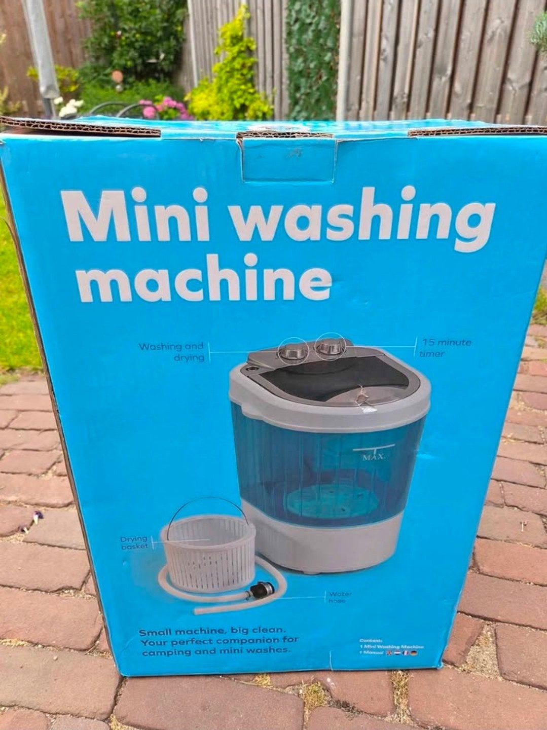 Mini Wasmachine 3kg - Ideaal voor Camping/Kleine Was, Witgoed en Apparatuur, Wasmachines, Ophalen, Minder dan 1200 toeren, Minder dan 85 cm