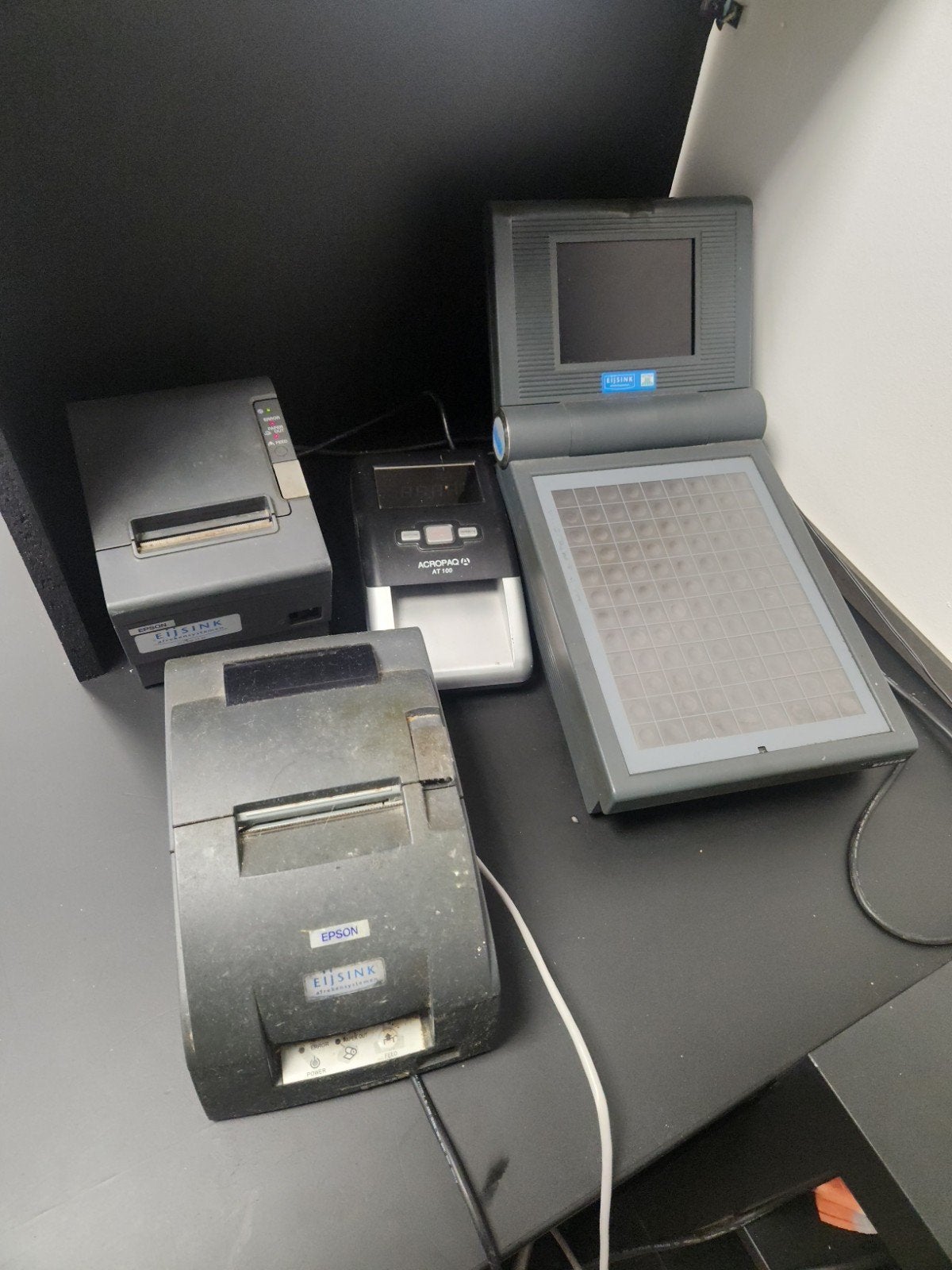 Kassasysteem met bonnenprinter en kassalade, Epson, Acropad, Zwart-en-wit printen, Gebruikt, Printer