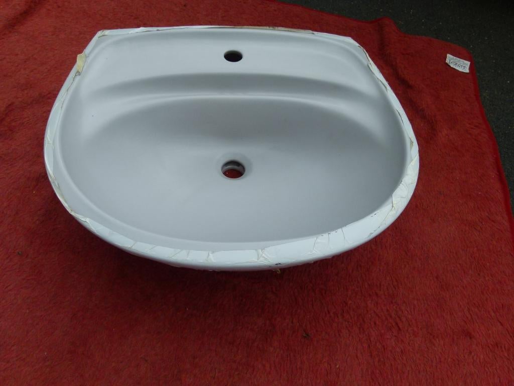 vintage wastafel lavabo Villeroy Boch ``old Stock`` 80er, Doe-het-zelf en Verbouw, Sanitair, Ophalen, Nieuw, Steen, Wastafel