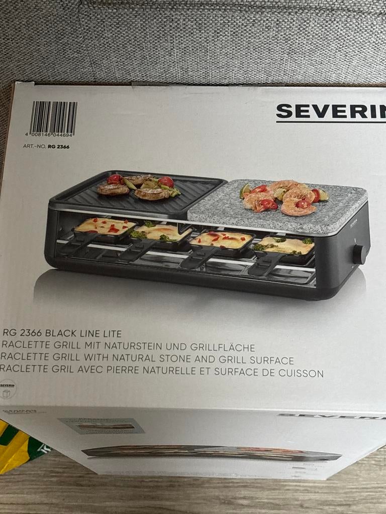 Severin RG 2366, Witgoed en Apparatuur, Gourmetstellen, Ophalen, Nieuw, 4 t/m 7 personen