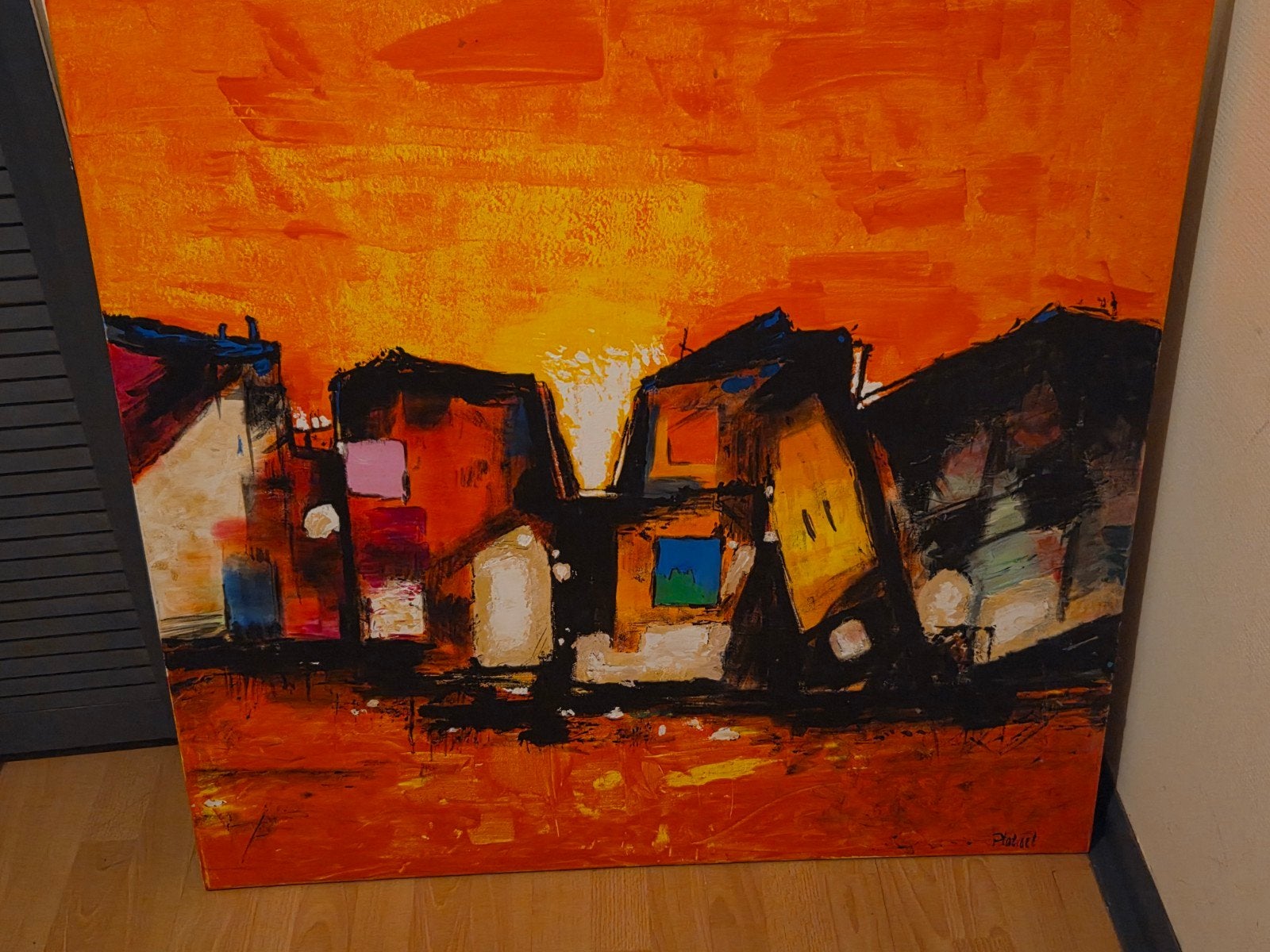 leuk schilderij, Ophalen