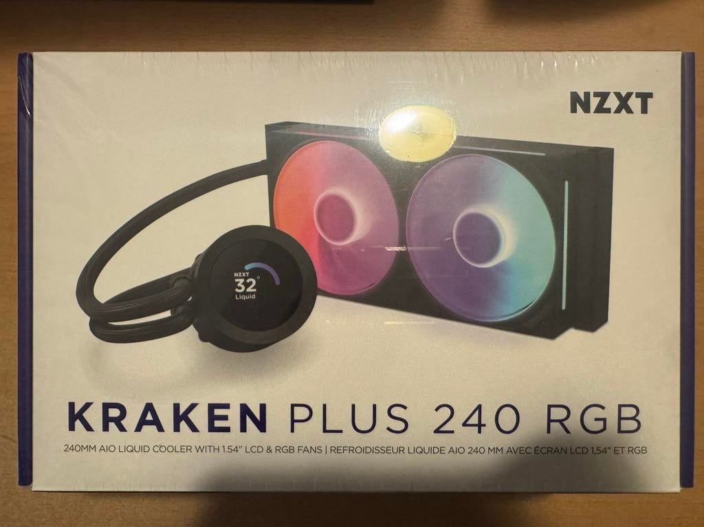 [Nieuw] NZXT Kraken Plus 240 RGB waterkoeler, Ophalen of Verzenden, Nieuw, Waterkoeling