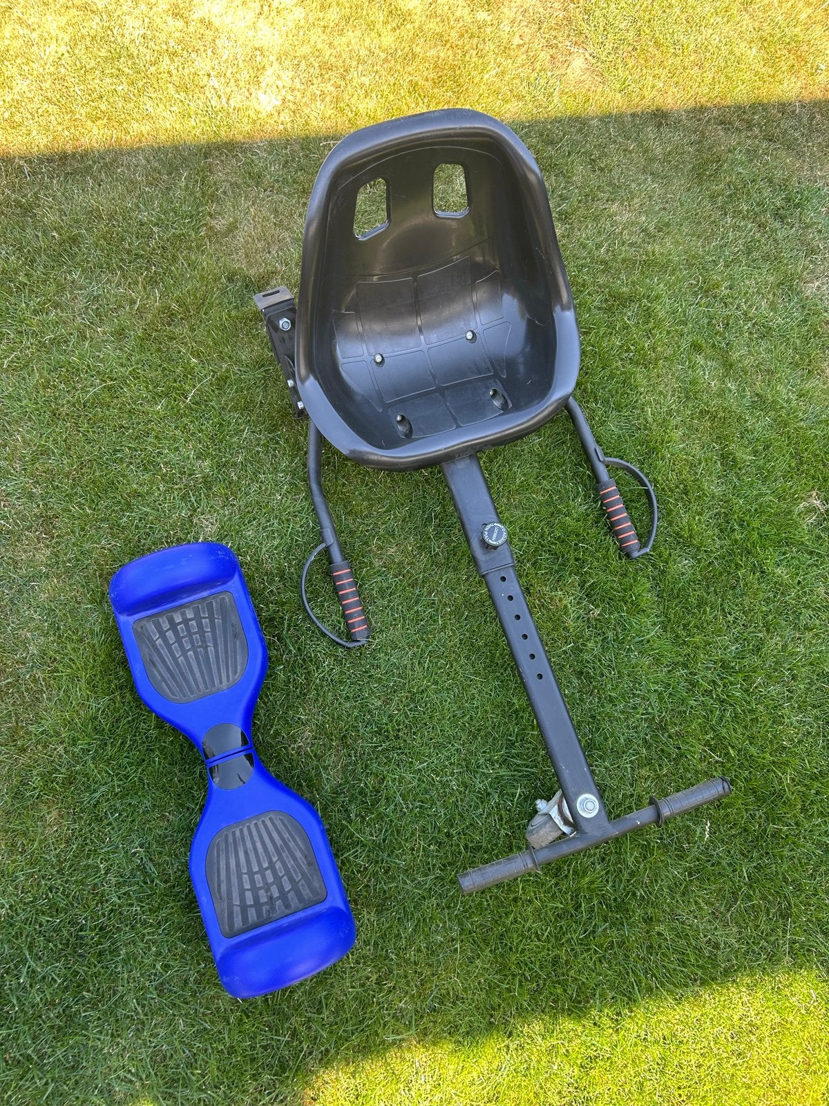 Denver Hoverboard (hapert soms rechts) met zitje - Blauw, Ophalen, Gebruikt, Overige typen