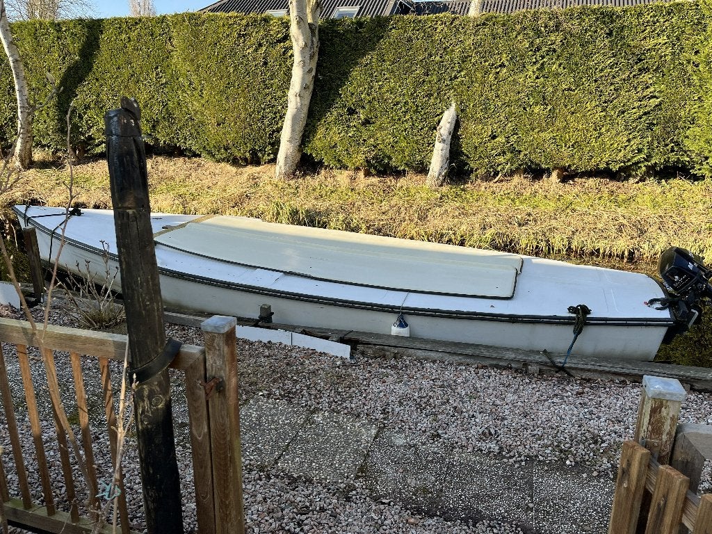 polyvalk zonder mast of zeil, Ophalen, Gebruikt