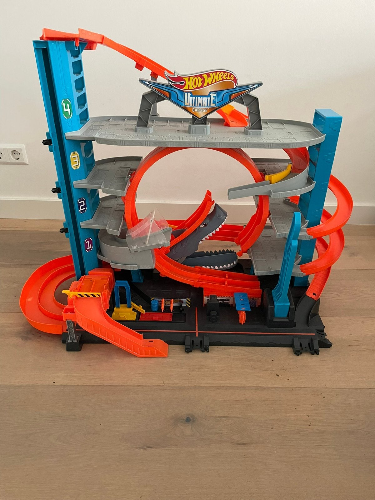 Hot Wheels Ultimate Garage met haai, Ophalen, Hot Wheels, Handmatig, Racebaan
