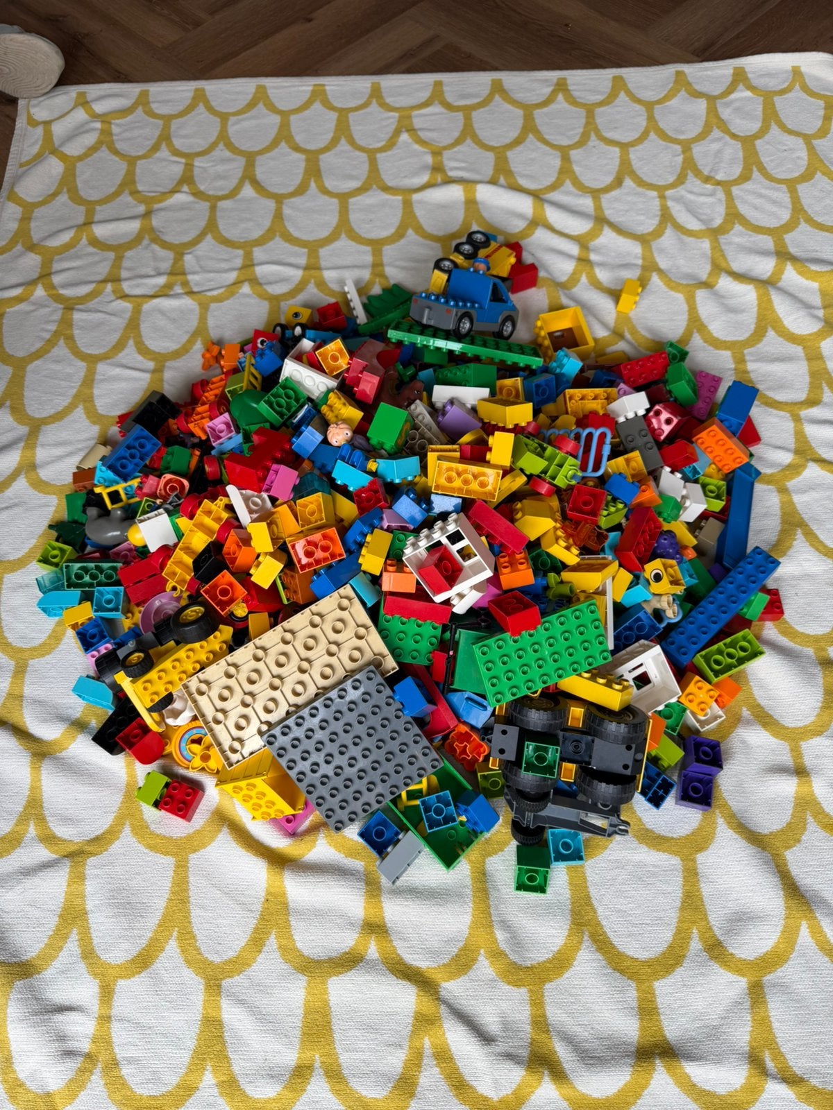 Zeer grote partij DUPLO 8kg: dieren, auto’s, 3 platen, etc., Ophalen, Zo goed als nieuw