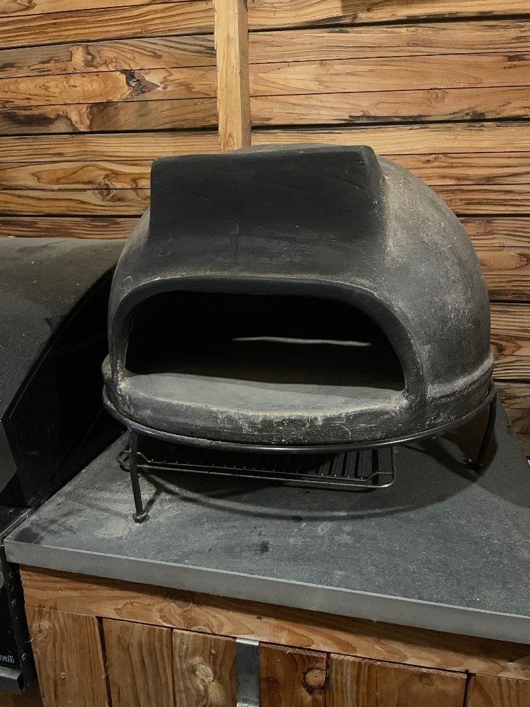 Steenoven pizza woood fired, Tuin en Terras, Pizzaovens, Ophalen, Zo goed als nieuw
