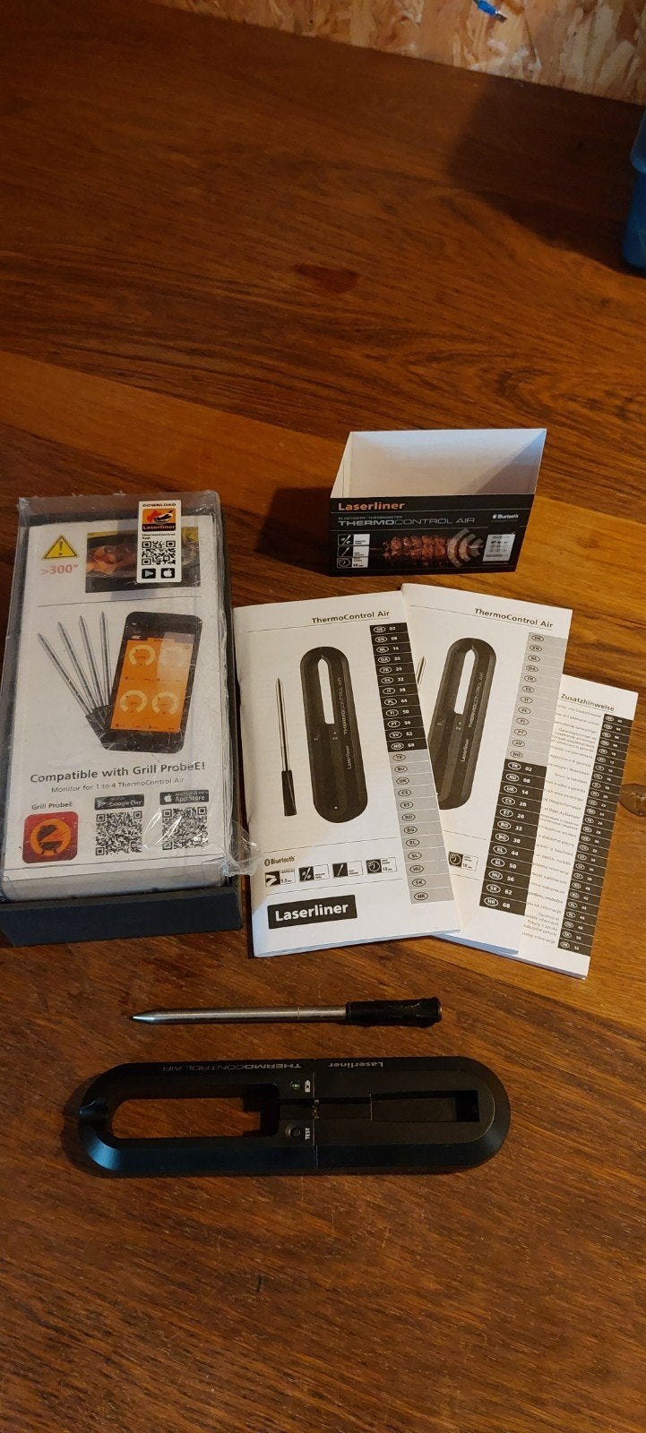 Bluetooth kern/vlees Thermometer, Ophalen of Verzenden, Gebruikt, Laserliner