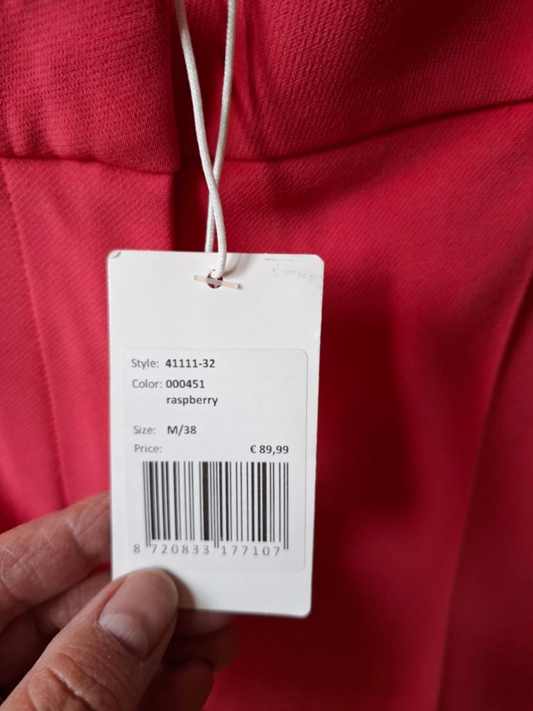 Geisha pantalon/broek frambooskleur maat: 38, Maat 38/40 (M), Geisha, Nieuw, Ophalen of Verzenden