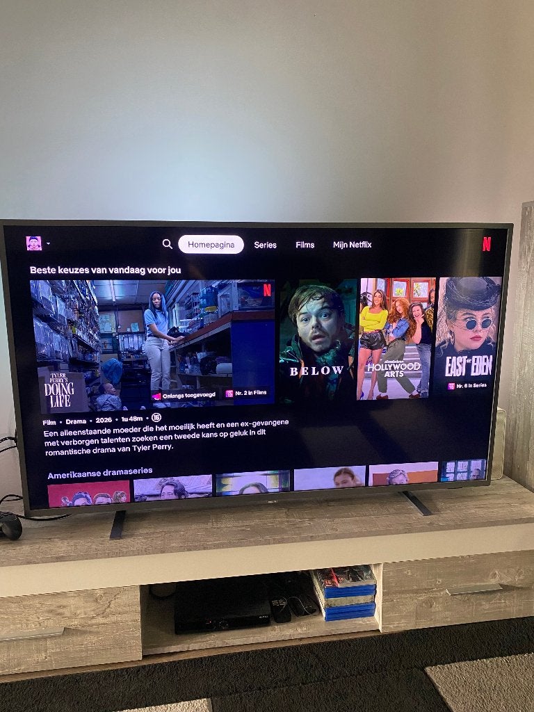 TV Philips ambilight 55 inch, Ophalen, Philips, Gebruikt, 50 Hz