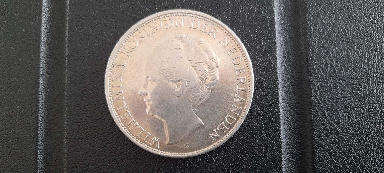 2 1/2 gulden 1943 palm en letter D = Denver., Postzegels en Munten, Munten | Nederland, Ophalen of Verzenden, Koningin Wilhelmina
