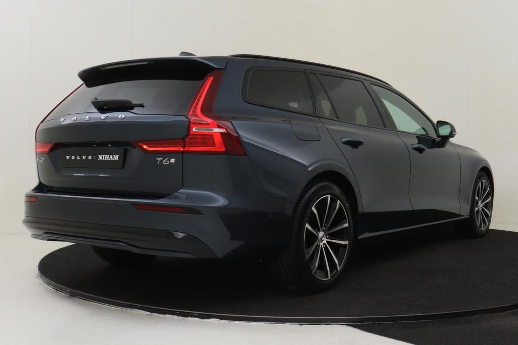 Volvo V60 T6 PLUG-IN HYBRID AWD PLUS DARK -HARMAN/KARDON|360, Auto's, Automaat, 12 maanden, Euro 6, 4 cilinders