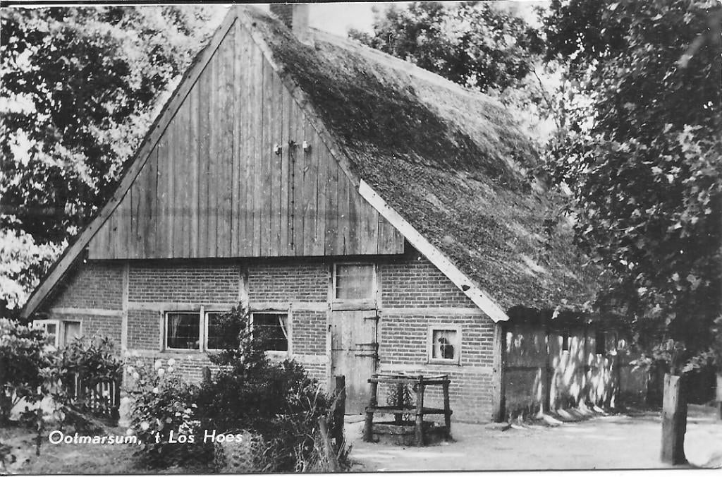 Ootmarsum 't Los Hoes., Verzamelen, Ansichtkaarten | Nederland, Ophalen of Verzenden, 1940 tot 1960, Gelopen, Overijssel
