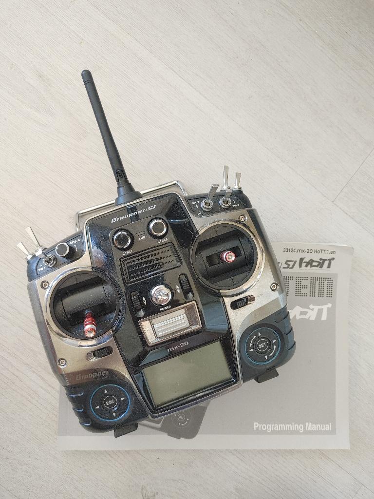 Graupner MX20 HOTT, Ophalen of Verzenden, 1:72 tot 1:144, Overige merken