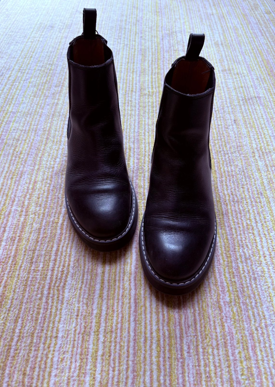 Leren chelsea boots Other & Stories mt 37, Ophalen of Verzenden, Zo goed als nieuw, Zwart