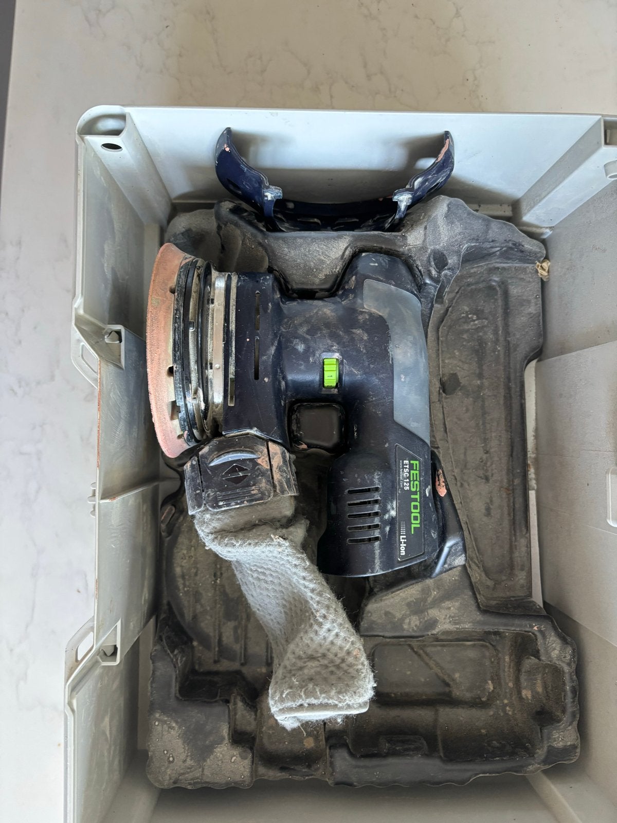 Festool ETS EC 125 Excentrische Schuurmachine, Ophalen of Verzenden, Gebruikt, Minder dan 600 watt, Excentrische schuurmachine