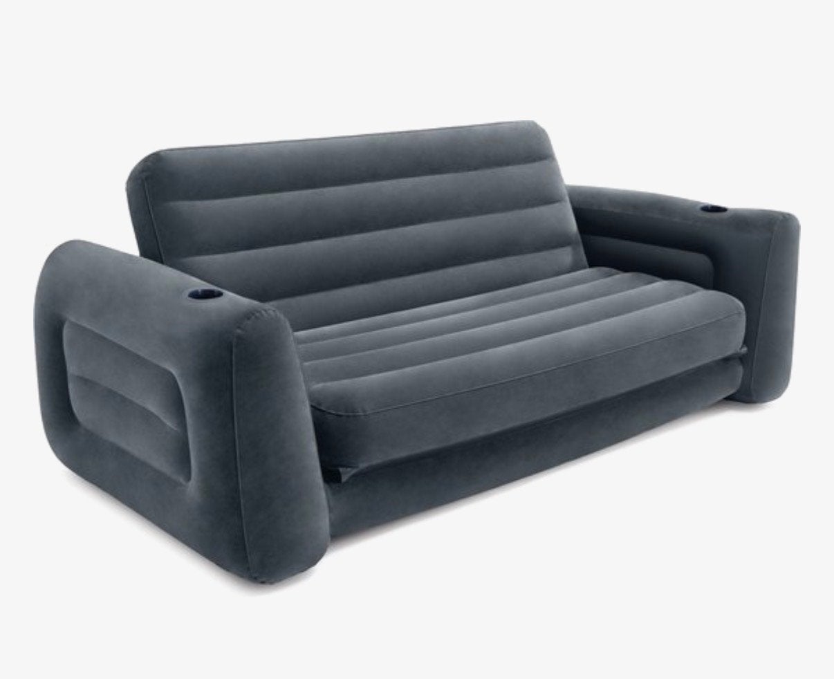 Opblaasbare bank / luchtbed 231x203x66 cm, Ophalen, Gebruikt, Tweepersoons, Overige maten