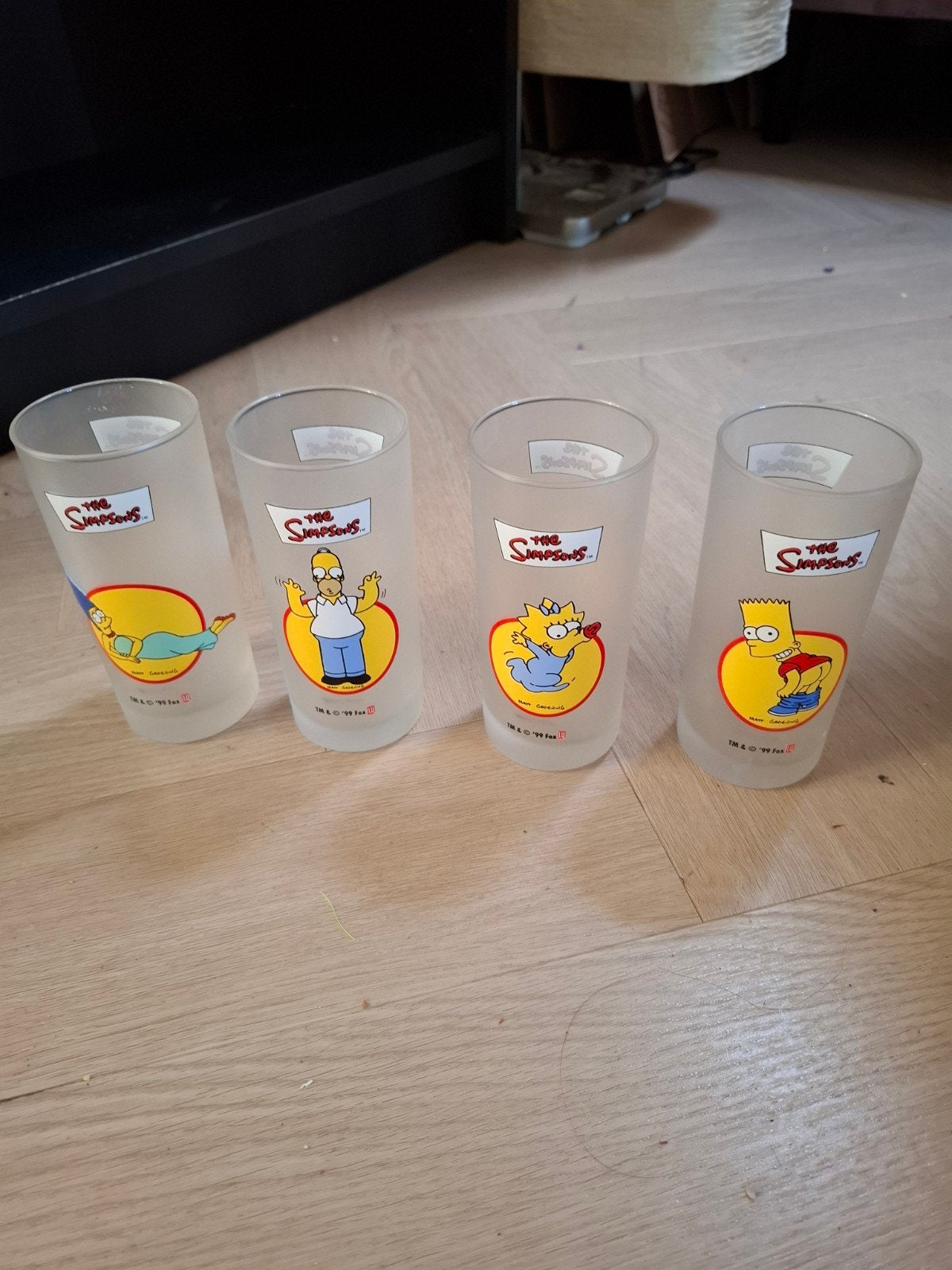 The Simpsons glazen, Glas of Glazen, Ophalen of Verzenden, Overige stijlen, Glas