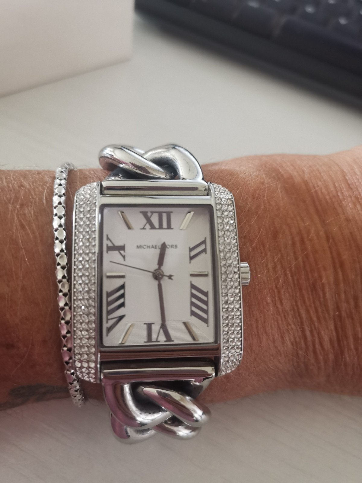 Michael Kors nieuw., Sieraden, Tassen en Uiterlijk, Ophalen of Verzenden, Nieuw, Staal, Overige merken