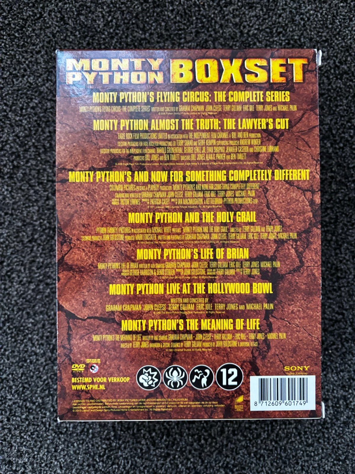 Monty Python Boxset - 13 Disc Set (DVD), Engels, Nederlands, Ophalen of Verzenden, Zo goed als nieuw