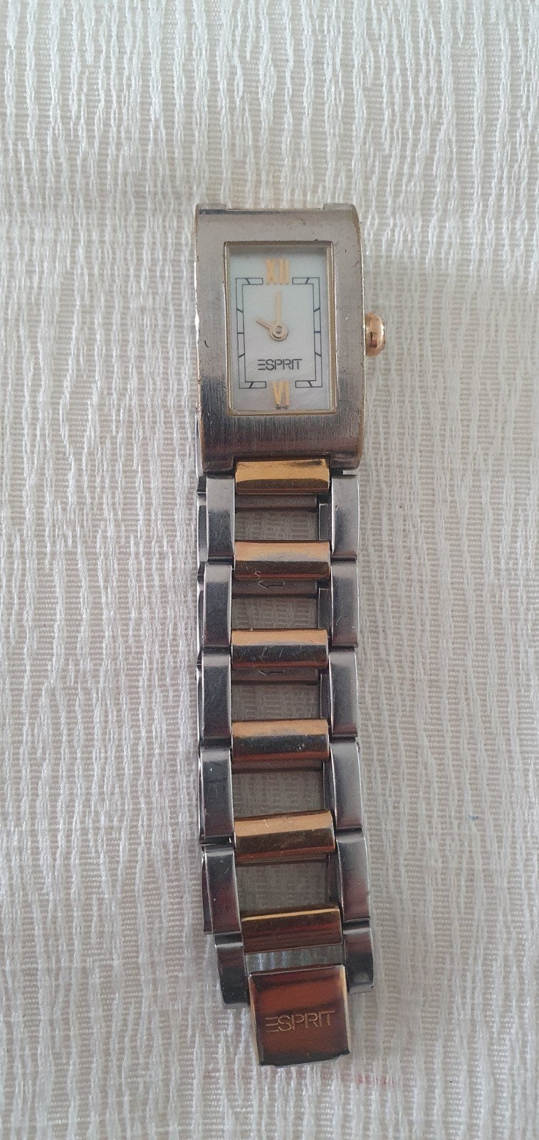 Esprit horloge - Stijlvol dames polshorloge, Staal, Gebruikt, Staal, Ophalen of Verzenden