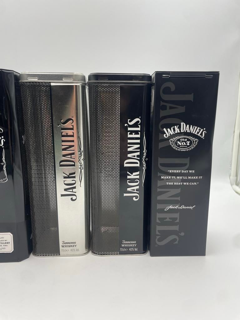 Jack Daniels metalen blikken, Verzamelen, Blikken, Ophalen of Verzenden, Gebruikt, Overige, Overige merken