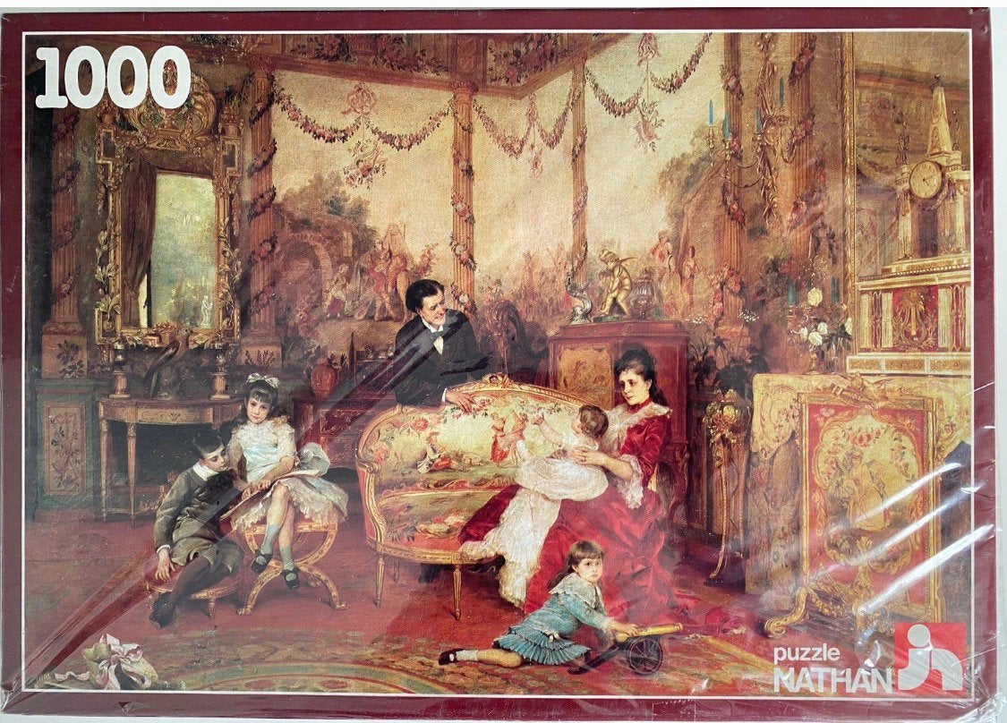 Nathan Puzzel 1000 stukjes Vintage, Ophalen of Verzenden, 500 t/m 1500 stukjes, Nieuw, Legpuzzel