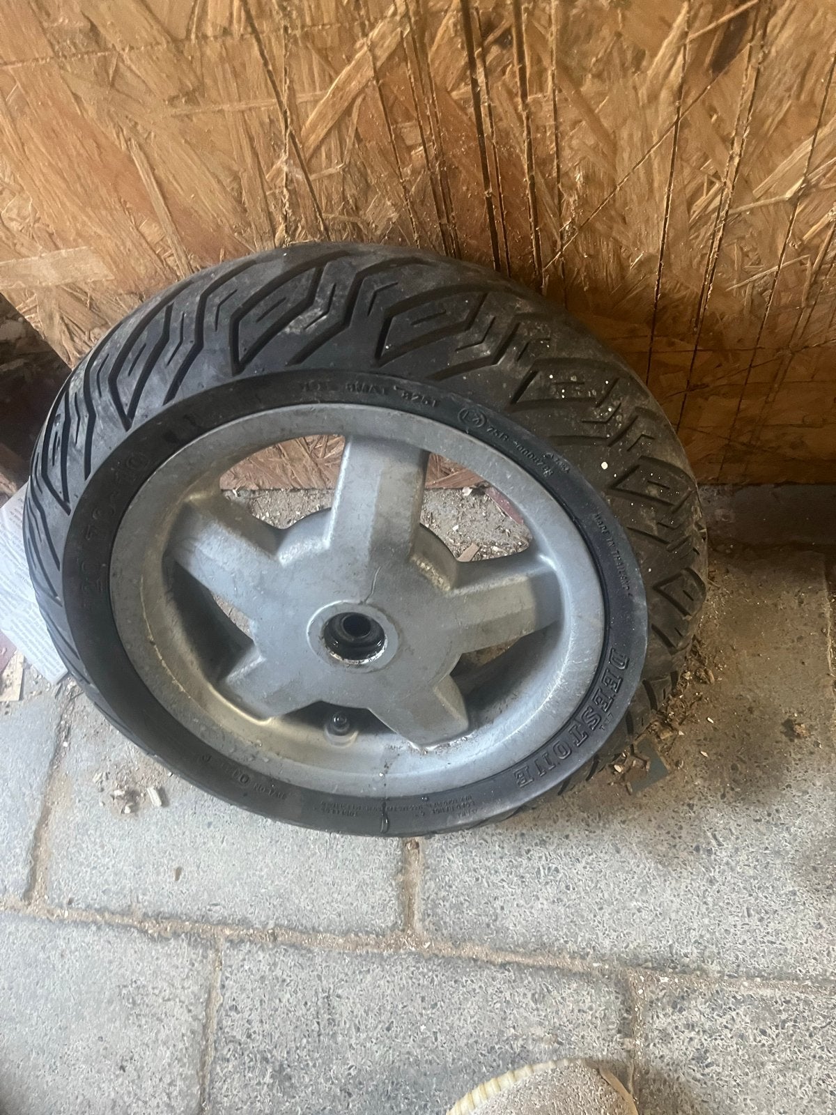 Achtervelg met band voor Zip, Vespa LX/S, Ophalen of Verzenden, Gebruikt, Overige typen, Vespa