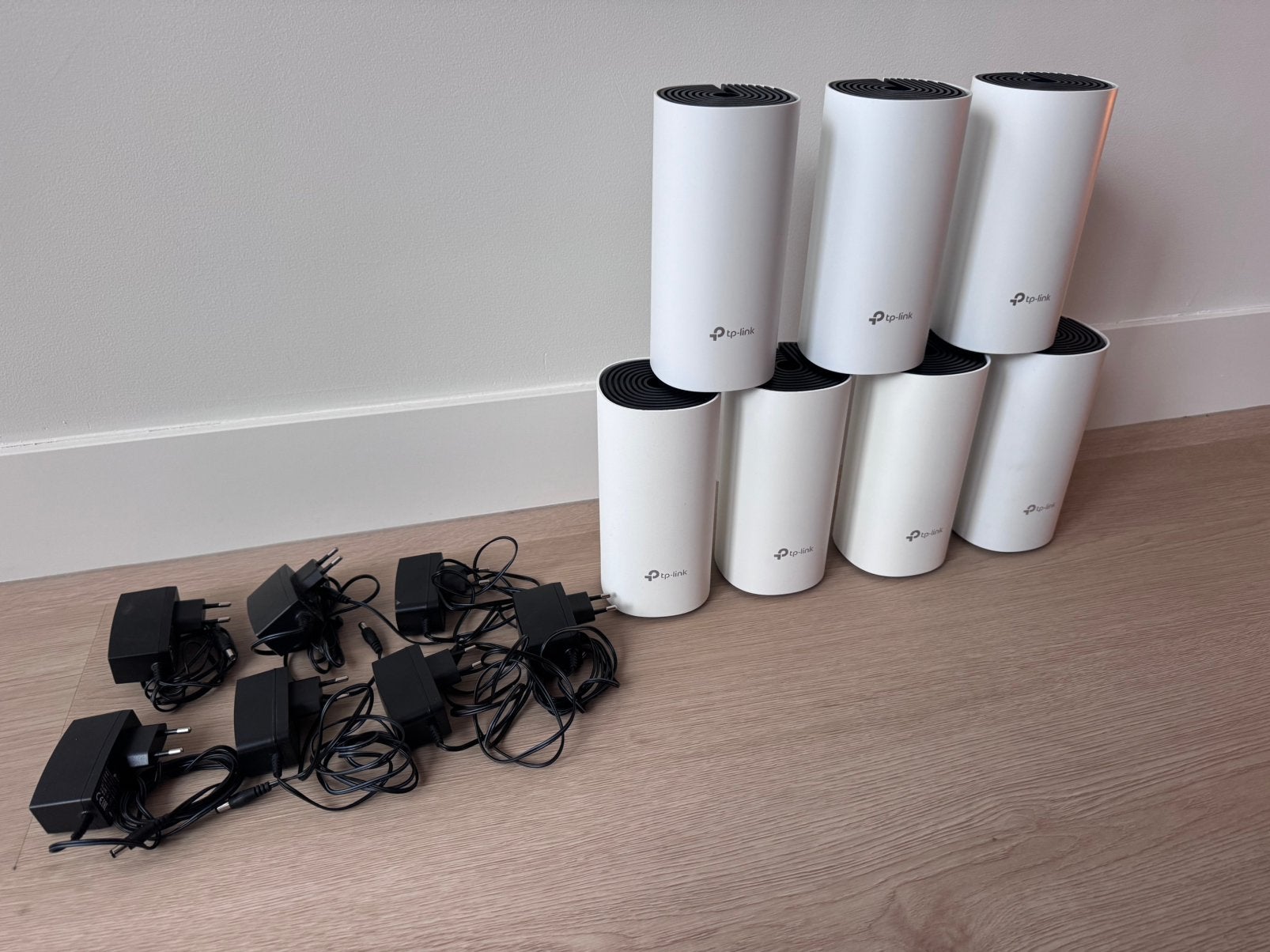 7 stuks TP-Link Home Mesh WiFi AC1200 Deco M4 met voeding, Ophalen, Gebruikt