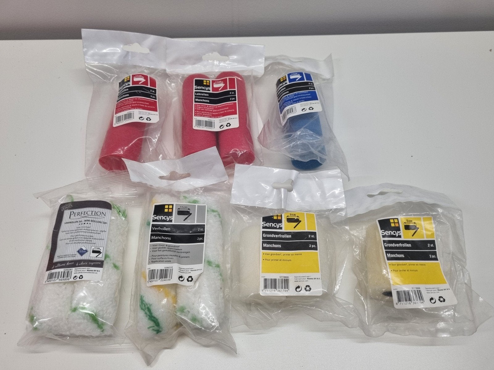 Diverse schilderspullen: rollers, verfbakken,, Ophalen, Zo goed als nieuw, Verfroller