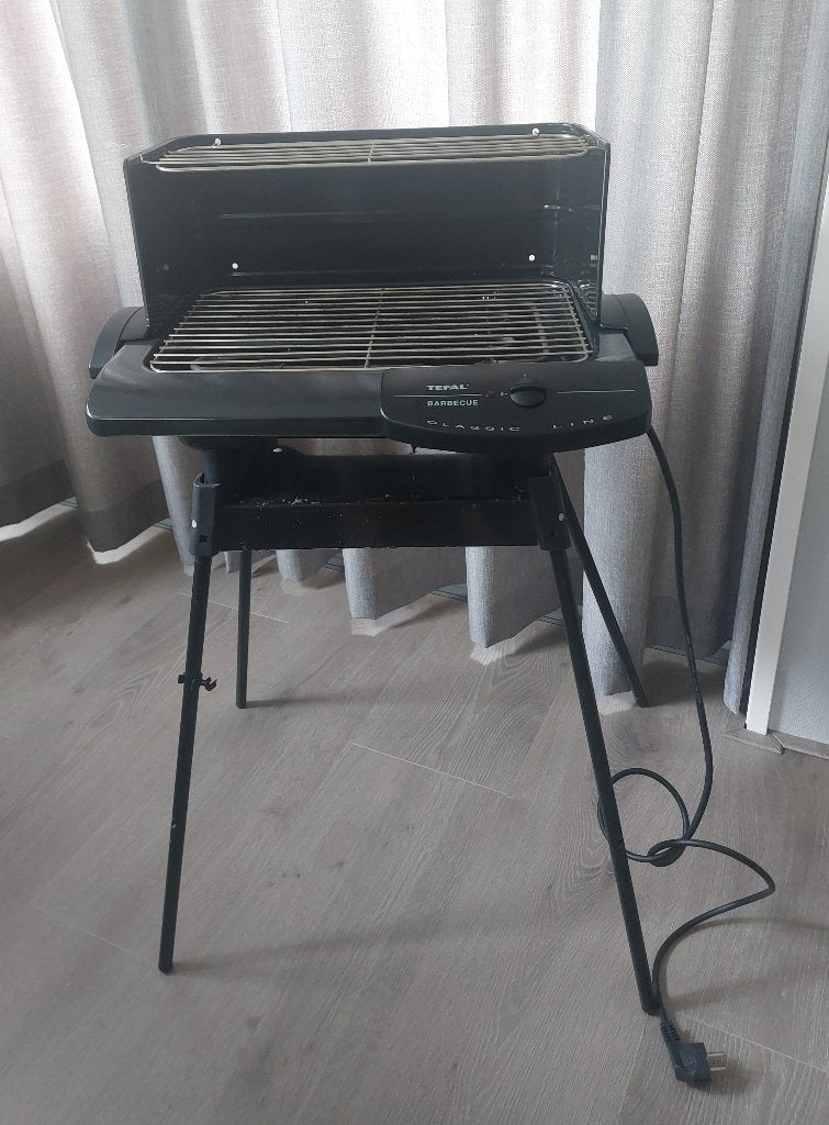 Tefal elektrische bbq, met los onderstel, Ophalen, Gebruikt, Tefal