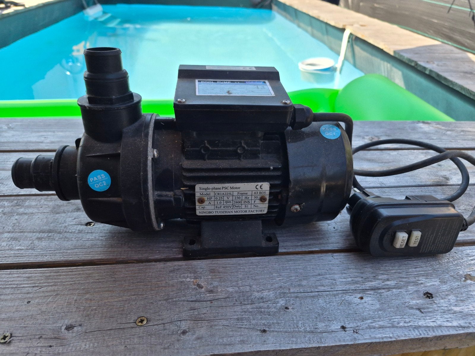Waterland Zwembadpomp 250W - Zo goed als nieuw, Ophalen, Zo goed als nieuw, Zwembadpomp
