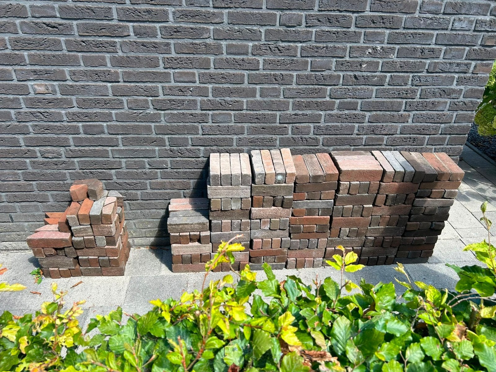 Rood/bruine straatklinkers, Ophalen, Gebruikt, Klinkers, Minder dan 5 m²