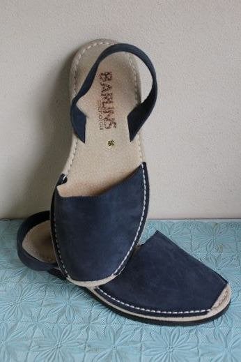 Menorca sandalen - maat 39, Blauw, Sandalen of Muiltjes, Ophalen of Verzenden, Onbekend