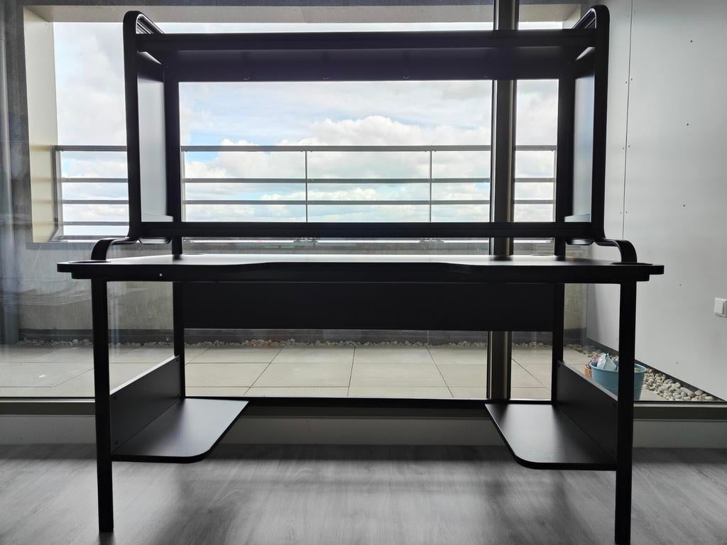 Ikea FREDDE bureau / tafel (zwart), Ophalen, Zwart, Demontabel, Hout