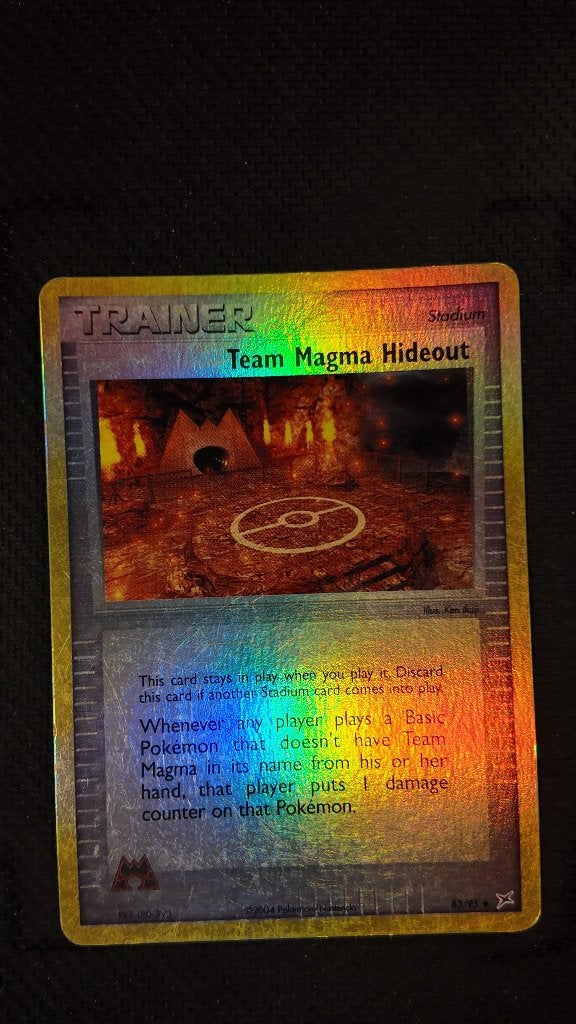 Team Magma Hideout 1 83 Team Magma vs Team Aqua | Pokemon ka, Ophalen, Zo goed als nieuw, Losse kaart, Foil