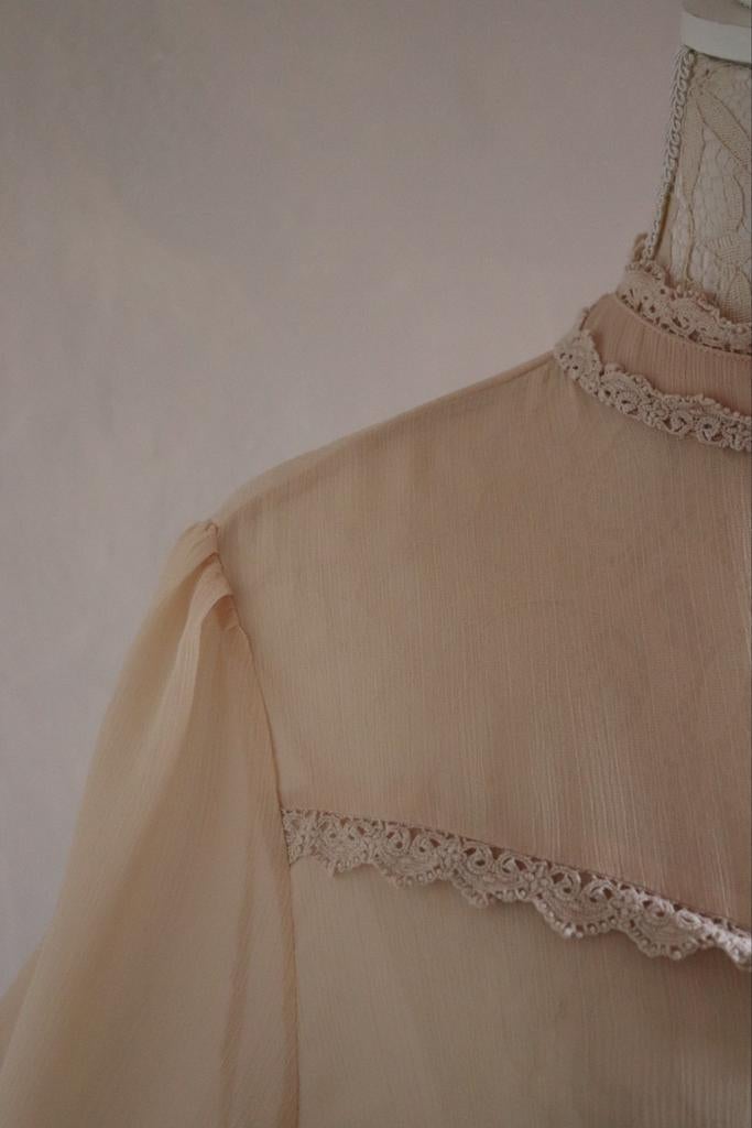 Zalm roze blouse met mooie details, Maat 46/48 (XL) of groter, Ophalen of Verzenden, Costes, Roze