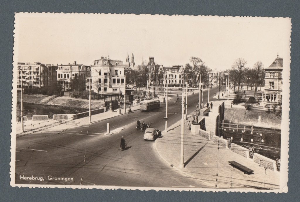 Groningen - Herebrug, Verzenden, 1940 tot 1960, Gelopen, Groningen