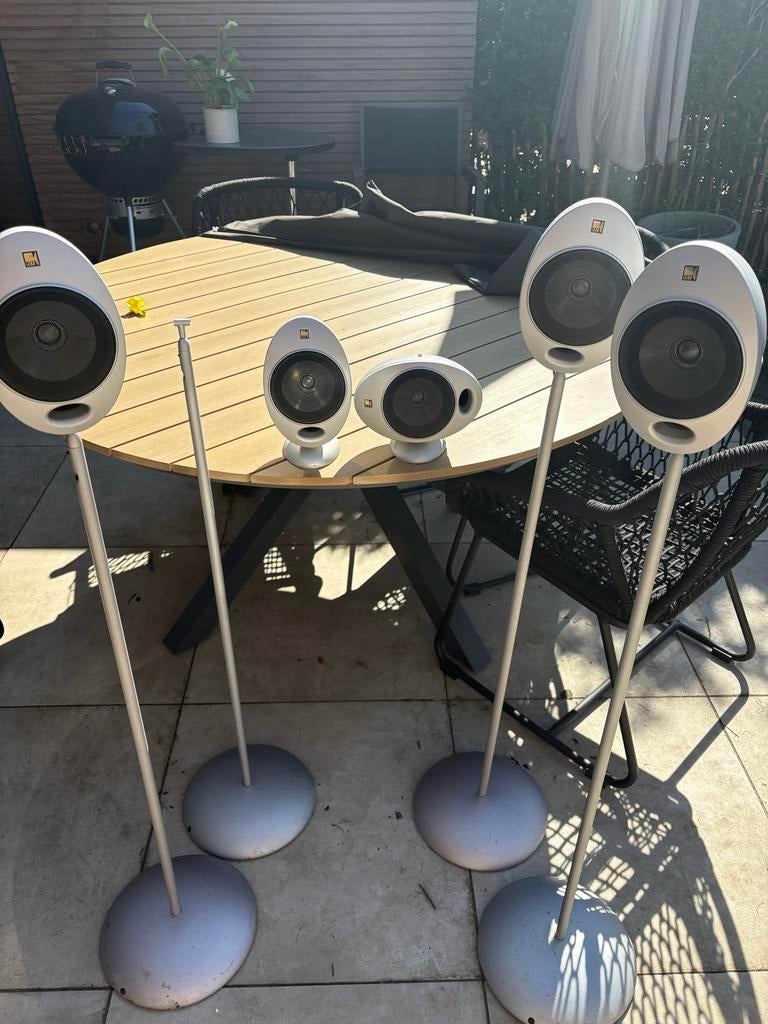 KEF Surroundset zonder subwoofer (5 speakers), Ophalen, Gebruikt, Surroundset zonder subwoofer, Overige merken
