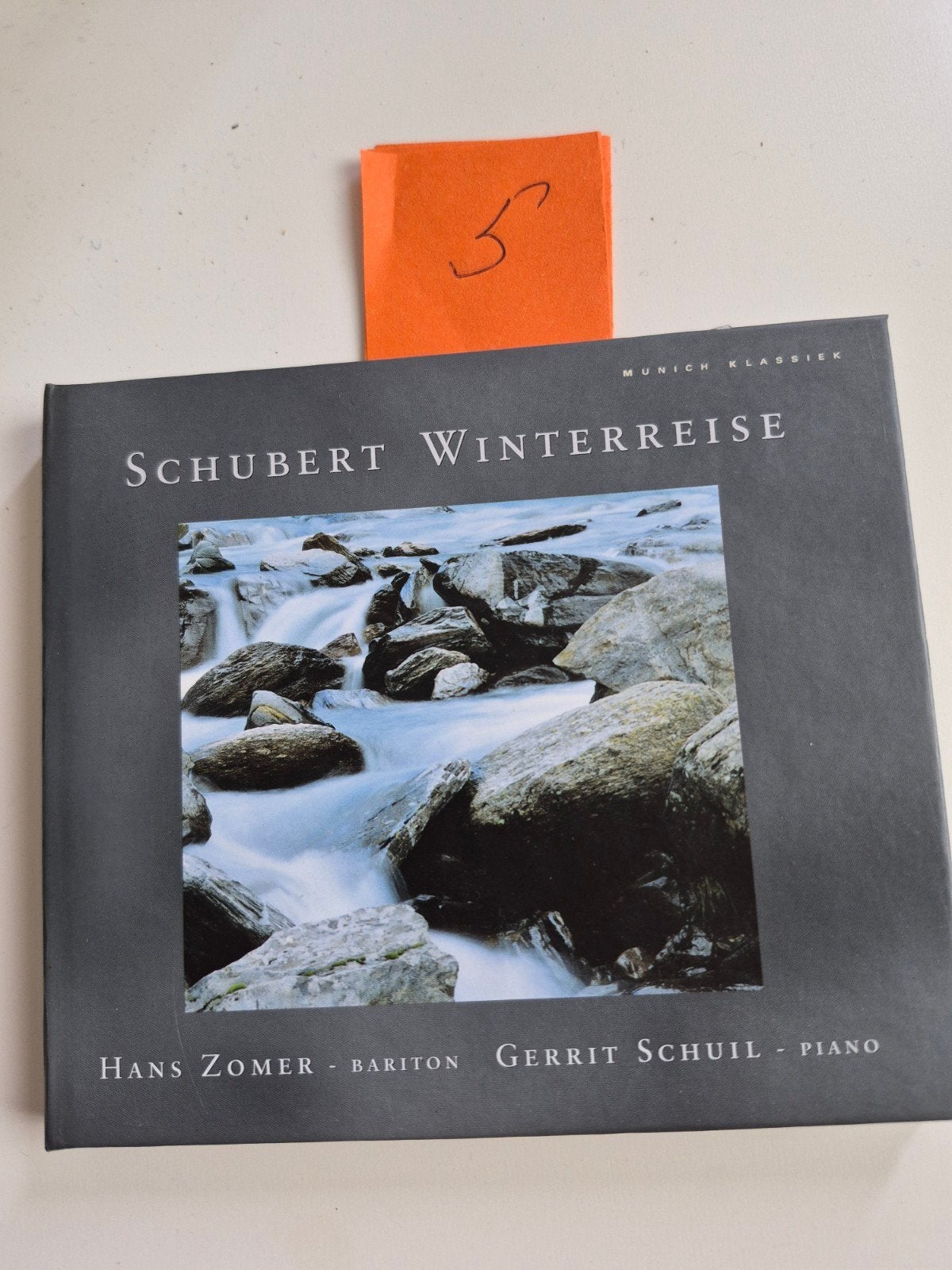 Schubert Winterreise - Hans Zomer & Gerrit Schuil CD, Schubert, Ophalen of Verzenden, Zo goed als nieuw, Romantiek