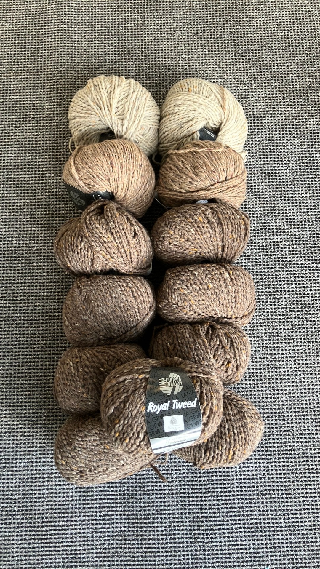 Breiwol Lana Grossa Royal Tweed, Ophalen of Verzenden, Nieuw, Breien of Haken, Wol of Garen