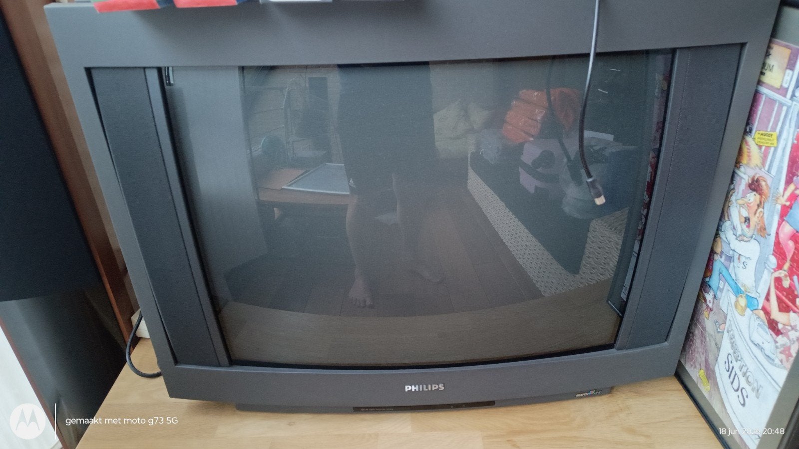 Philips CRT TV - Vintage Televisie, Audio, Tv en Foto, Televisies, Gebruikt, LCD, 60 tot 80 cm, HD Ready (720p), Philips, 50 Hz