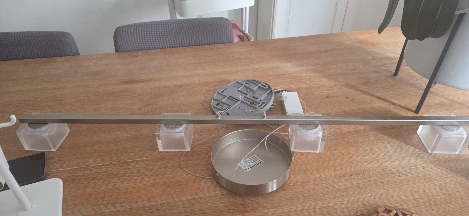 Philips Tibris LED lamp 4x 4x5 W, Ophalen, Zo goed als nieuw
