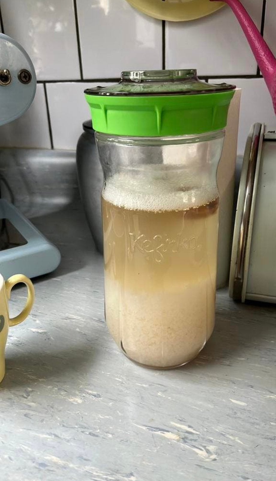 Water kefir - gratis korrels, Ophalen