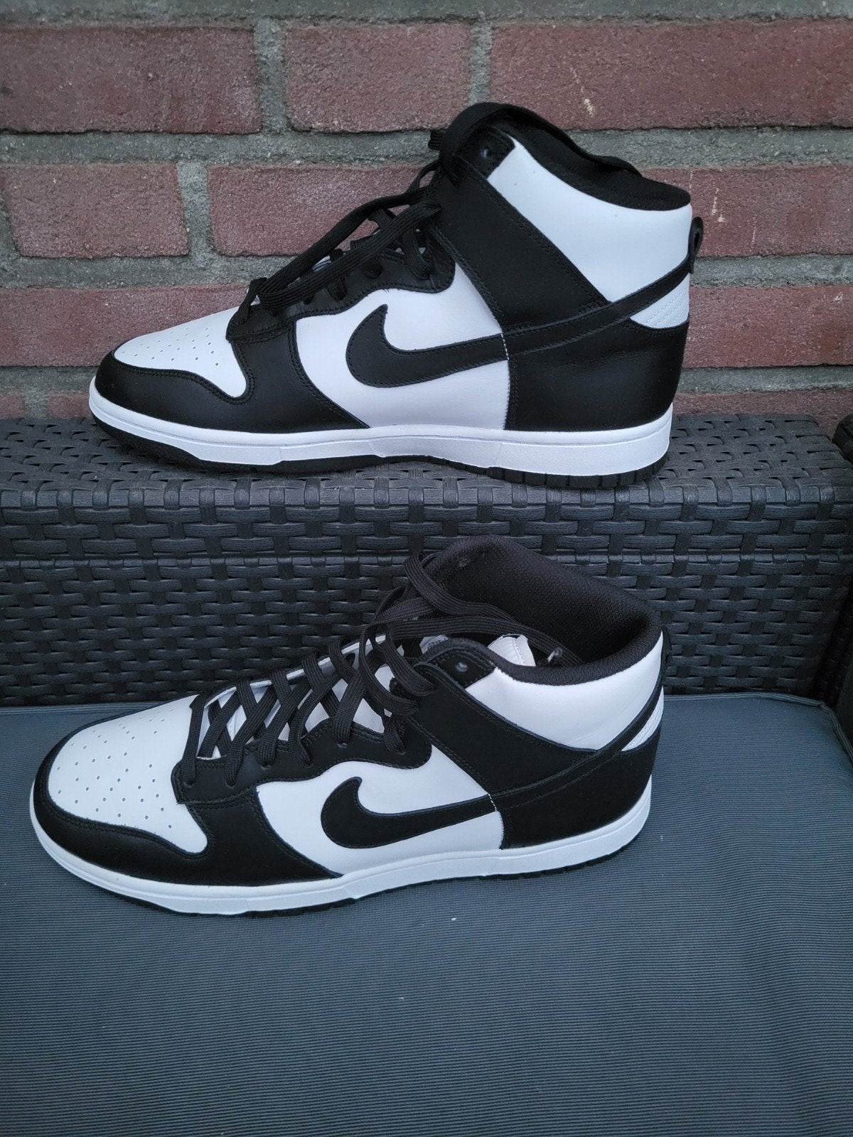 Nike Dunk hi retro panda maat 46 no air max AF-1 jordan, Nike, Nieuw, Ophalen of Verzenden, Sneakers of Gympen
