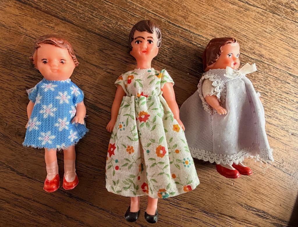 Poppenhuispoppen merk Ari, Ophalen of Verzenden, Gebruikt, Poppenhuis