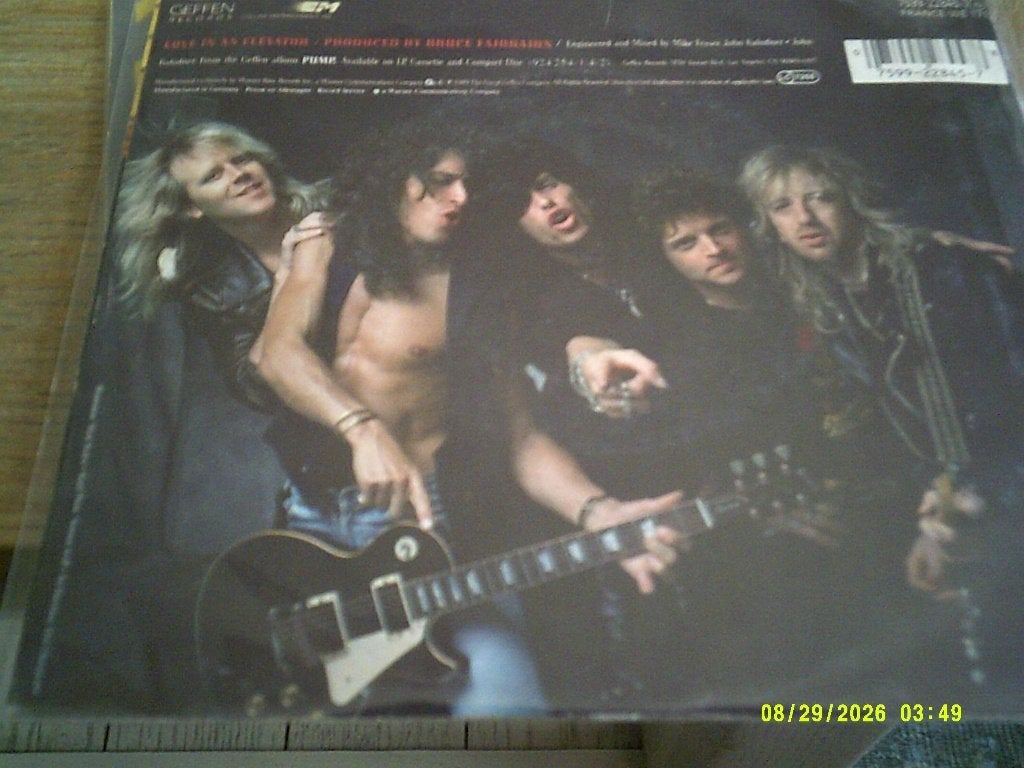 Aerosmith – Love In An Elevator - Vinyl Single 1989, Hardrock, 7 inch, Ophalen of Verzenden, Zo goed als nieuw